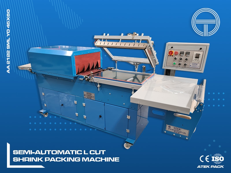 Semi-Automatic L Cut Shrınk Packing Machine (45x60)