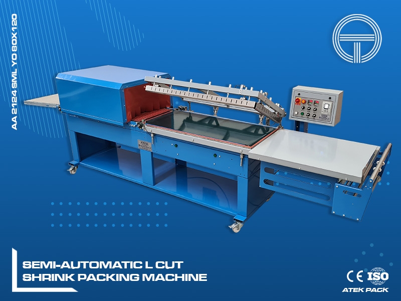 Semi-Automatic L Cut Shrınk Packing Machine (80x120)