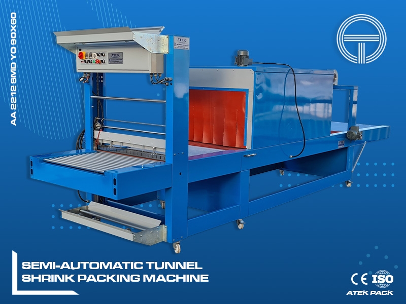 Semi-Automatic Tunnel Shrınk Packing Machine